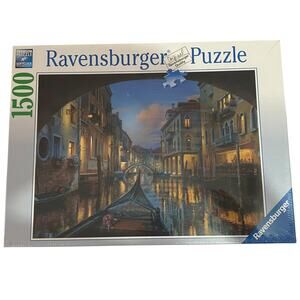 Ravensburger Puzzle Venetian Dreams 1500 Pcs Venice Gondolas Canal 164608 SEALED